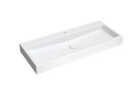 Vonios kambario praustuvas Omnires THASOS M+ 100 x 42 cm su perteka baltas