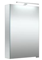 Veidrodinė spintelė RAGUVOS BALDAI Cosmos 46 cm su šoniniais veidrodžiais, su LED (36 cm 4000K) apšvietimu