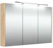 Veidrodinė spintelė RAGUVOS BALDAI Joy 100 su LED (36 cm 4000K) apšvietimu šviesus ąžuolas