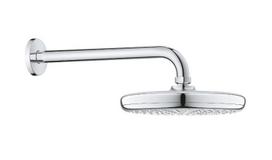 Dušo galvutė Grohe su laikikliu Tempesta 210 I, L=286 mm, sieninė, 9,5 l/min, chromas
