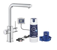 Virtuvinis maišytuvas Grohe Blue Pure Minta su filtru ir ištraukiama galvute 30591000