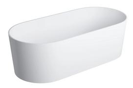 Vonia Omnires OVO M+ Akmens masė 160 x 75 cm Balta matinė