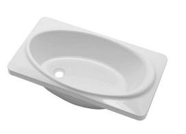 Vonia Sanindusa Babybath akrilo 80x45 cm balta