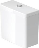 Nuleidimo bakelis klozetui Duravit D‑Neo, įvadai iš apačios kairėje, 6/3 l, baltas