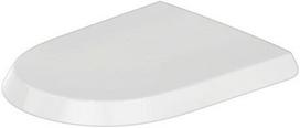 Tualeto dangtis Duravit Qatego, QR/Soft Close, baltas