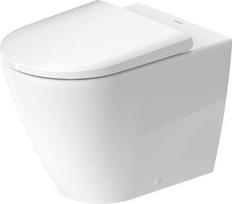 Tualeto pakabinamas klozetas Duravit D‑Neo Rimless su dangčiu QR/Soft Close, 370x580 mm, baltas