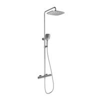 Dušos sistema Ravak Flat FL 091.00CR su termostatu Chromu
