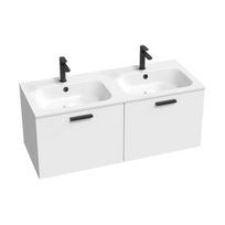 Vonios spintelė SD 1200 Chrome II (be praustuvo) balta, rankena juoda