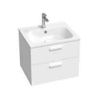 Vonios spintelė Ravak SD 600 Chrome II (be praustuvo) Balta, balti rankenėlės