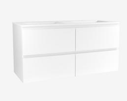 Vonios spintelė OZE su praustuvu COME 1200 mm Balta (modelis CV-CO1200B)