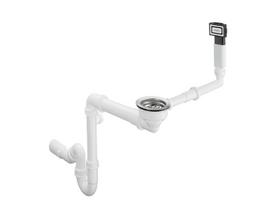 Sifonas virtuvės praustuvei Hansgrohe D16-10, 1½" x 40/50 mm, balta plastmasė