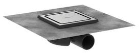 Dušo trapas Hansgrohe RainDrain Spot, 150x150 mm, horizontalus, šlifuotas nerūdijančio plieno