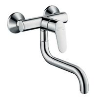 Virtuvės maišytuvas Hansgrohe Focus M41 1jet sieninis, chromas