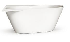 Vonio PAA DECO CORNER D SilkStone 1600x1270 mm Balta