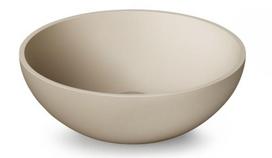 Praustuvė PAA ROUND ON SilkStone Ø 410 mm su nutekėjimu matte caffe latte