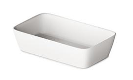 PAA QUADRO ON praustuvė iš akmens masės 555x335 mm balta
