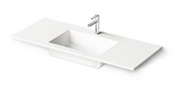 Kriaušė PAA LOTO Akmens masės 1200x490 mm, Balta
