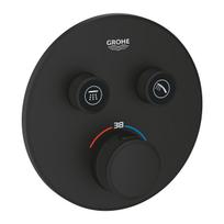 Dušo maišytuvas Grohe Grohtherm SmartControl įmontuojamas su termostatu, 2 išėjimai, Juodas 29507KF0