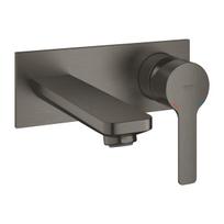 Grohe Lineare M-Size įmontuojamas vonios kriauklės maišytuvas 2 išvados, brushed Hard Graphite 19409AL1