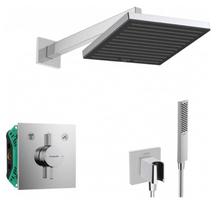 Hansgrohe įmontuojama dušo sistema su potinkine galvute ir rankiniu dušu 21HHH001