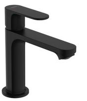 Vonios kriausmės maišytuvas Hansgrohe Rebris S 110 CoolStart EcoSmart+ su pop-up nutekėjimu 72588670 matinė juoda
