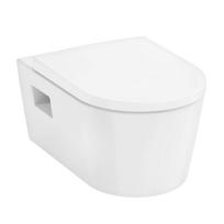 Pakabinamas tualeto puodas Hansgrohe Rimfree EluPura Original S AquaChannel Flush su Soft-Close dangčiu 61180450 Baltas