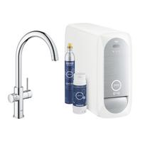 Virtuvinis maišytuvas Grohe Blue Home su filtru Chromuotas 31455001