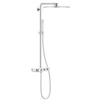 Dušo sistema Grohe Euphoria SmartControl System 310 Cube Duo su termostatu Moon White 26508LS0