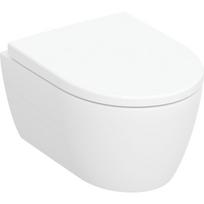 Pakabinamas klozetas Geberit iCon Rimfree su SoftClose dangčiu matinė balta 502.381.JT.1