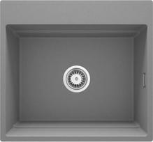 Virtuvės kriauklė Deante MAGNETIC granitas, GREY METALLIC, pilka
