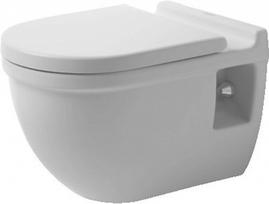 Pakabinamas unitazas Duravit Starck 3 Comfort WonderGliss be dangčio, baltas