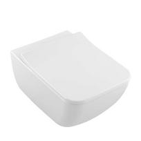 Pakabinamas klozetas Villeroy & Boch Venticello CeramicPlus DirectFlush Rimfree, AquaReduct nuleidimas, Be dangčio, Baltas 4611R0R1