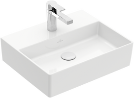 Vonios kambario praustuvas Villeroy & Boch Memento 2.0, 50x42cm, TitanCeram keramika su CeramicPlus danga, Balta 4A225LR1