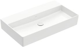 Villeroy & Boch Memento 2.0 vonios kambario praustuvas, 80x47 cm, TitanCeram keramika su CeramicPlus danga, balta 4A228FR1