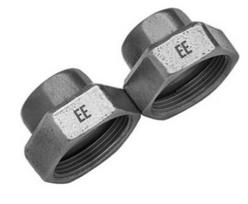 Siurblio jungiamieji veržlės EE i-i 1 1/4"x2'' ketaus, pora