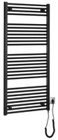 AQUALINE DIRECT-E elektrinis rankšluosčių džiovintuvas / radiatorius 60x132 cm, 60 W, matinė juoda ILE36TB