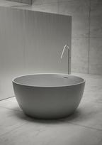 Laisvai pastatoma vonia Hatria H-SOLID 04 Silcstone d120cm H=55cm, Balta matinė 00Y9E625