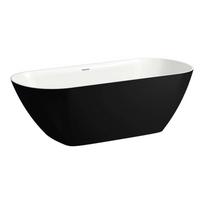 Laufen Lua laisvai stovinti akmens masės vonia 1700x750x540 juoda