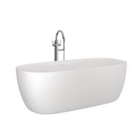 Laisvai stovinti vonia Kludi Resa akmens masė 170x80cm, matinė balta 53BF0153