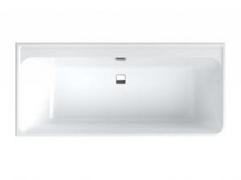 Vonia Villeroy & Boch Collaro 180x80 cm akrilinė, su priekiniu ir šoniniu paneliu, su nutekėjimo ir perpildymo komplektu, balta UBA180COR9CL00VD01