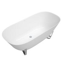 Laisvai pastatoma vonia Villeroy & Boch 175x80 cm, Quaryl®, Alpių balta UBQ175ANH7F400V-01