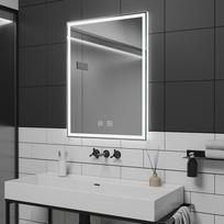 Vonios kambario veidrodis Kielle Idolio su LED apšvietimu ir šildymu, 60x80cm 50324001