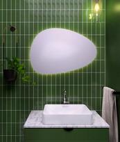 Sapho veidrodinis vonios kambario veidrodis su LED apšvietimu, 80x55 cm NA280