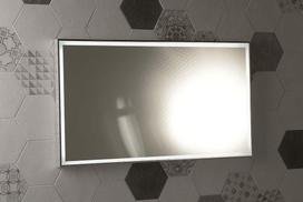 Vonios veidrodė Sapho Luminar 90x50 cm su LED apšvietimu, chromas NL559