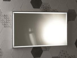 Vonios kambario veidrodis Sapho Luminar su LED apšvietimu 120x55 cm, chromas NL560