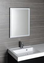 Vonios veidrodis Sapho Luminar su LED apšvietimu 60x80 cm, chromas NL557