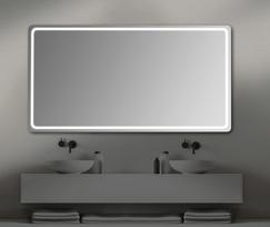 Vonios kambario veidrodis Sapho NYX su LED apšvietimu 120x60cm NY120