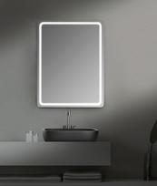 Vonios kambario veidrodis Sapho NYX su LED apšvietimu 60x80 cm NY060