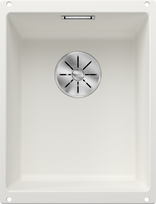 Virtuvės kriauklė BLANCO SUBLINE 320-U SILG PDUR White InFino O.AF SILGRANIT™, PuraDur™, Balta 523410