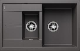 Virtuvės kriauklė BLANCO METRA 6 S compact SILG PDUR Rock grey M. AF SILGRANIT™, PuraDur™, akmens pilka 518876